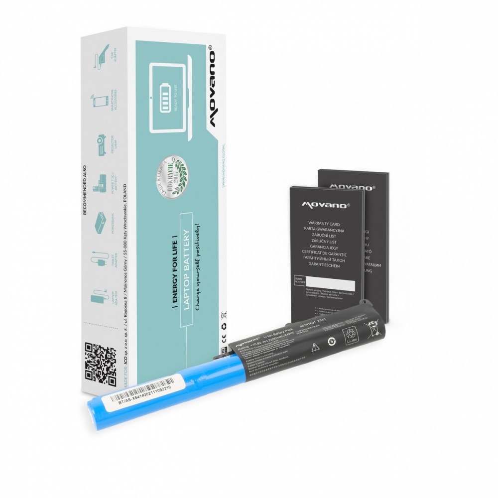 Movano Battery A31N1601 for Asus X541
