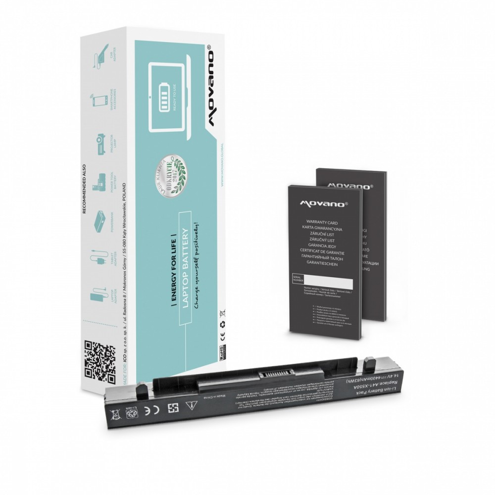 Movano Battery A41-X550A do Asus X550
