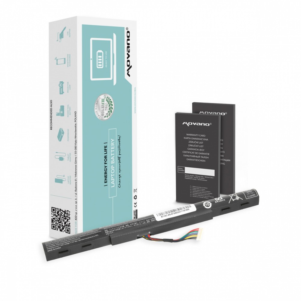 Movano Battery AL15A32 Aspire E5-573G TravelMate