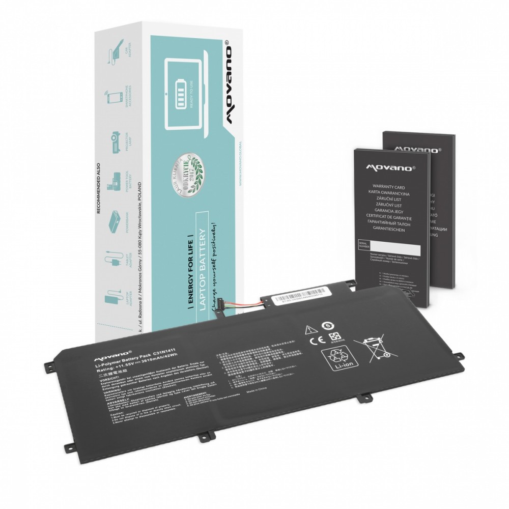 Movano Battery C31N1411 Asus Zenbook UX305