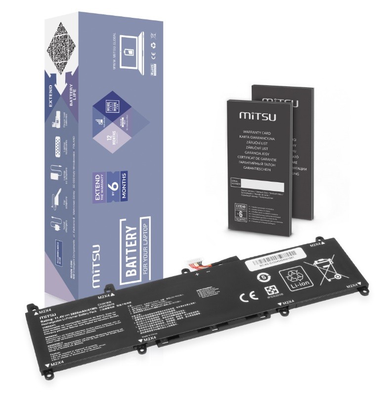 Mitsu  Battery C31N1806 for Asus VivoBook