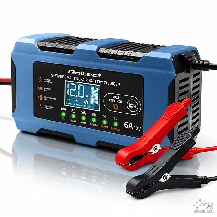 Qoltec  Battery charger 12V 6A Rectifier