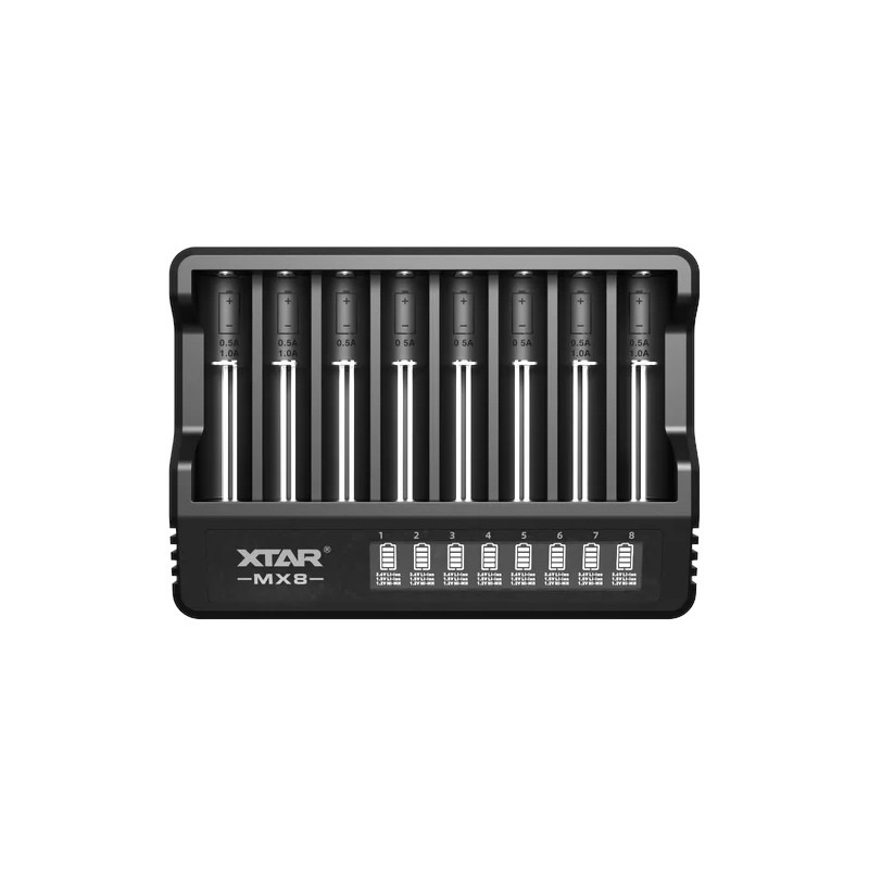 XTAR Battery charger Li-ion, NI-MH MX8