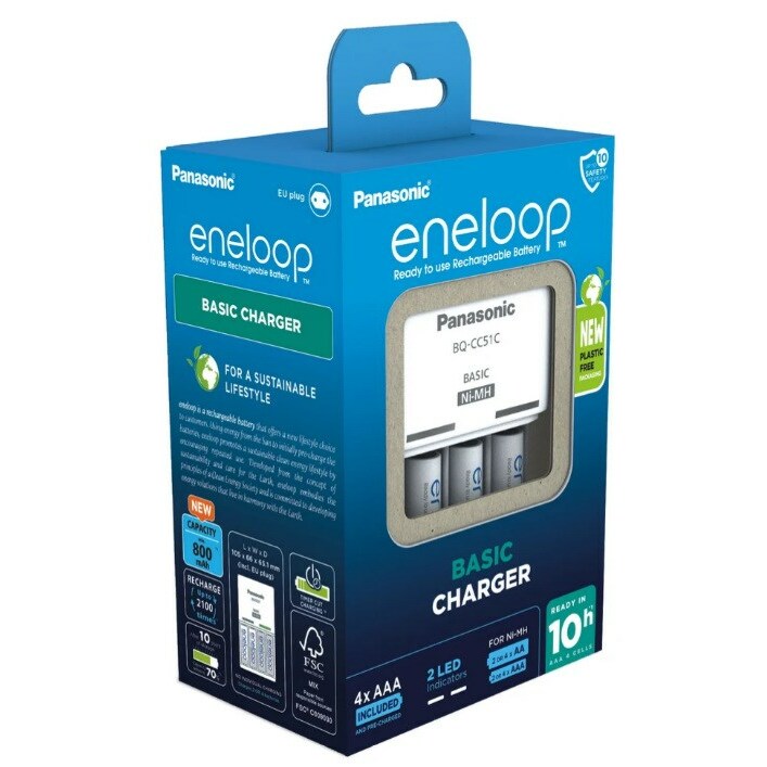 Panasonic Battery charger Eneloop Basic BQ-CC51
