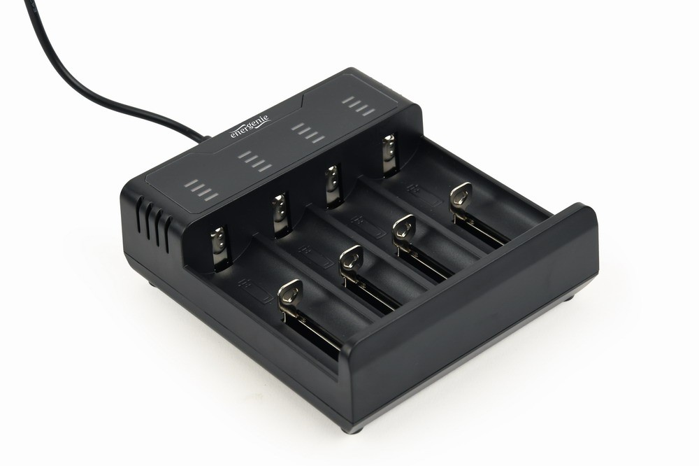 Gembird  Battery charger USB Ni-MH+Li-ion black