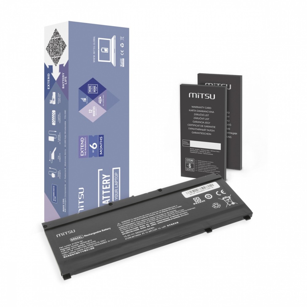 Mitsu Battery for HP Omen 15-DC