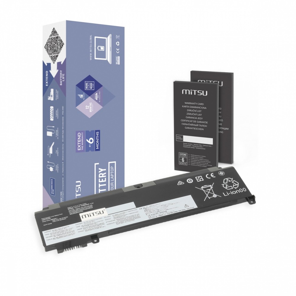 Mitsu  Battery for T460s/T470s 2140mAh(24Wh) 11