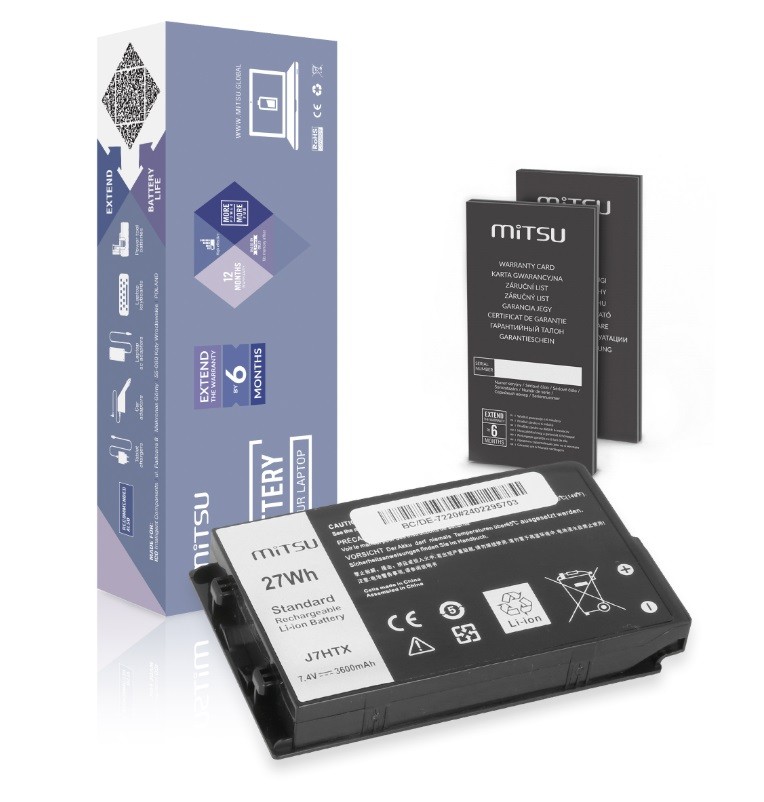 Mitsu  Battery J7HTX Dell Latitude 12