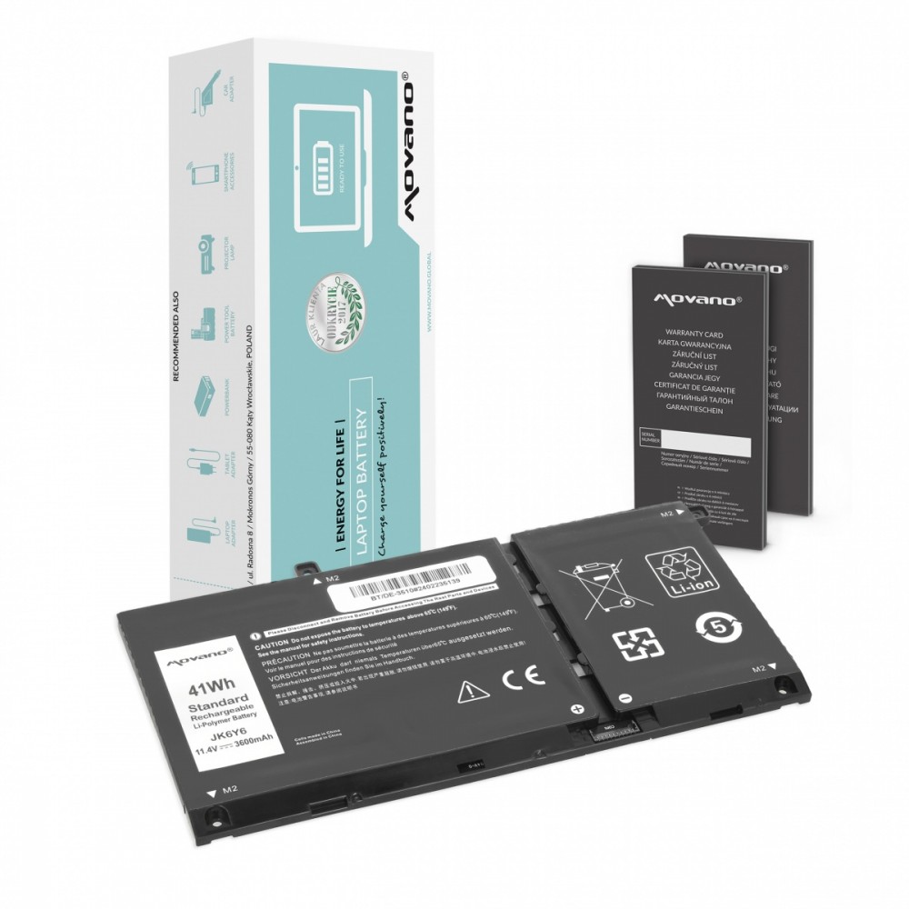 Movano  Battery JK6Y6 for Dell Latitude