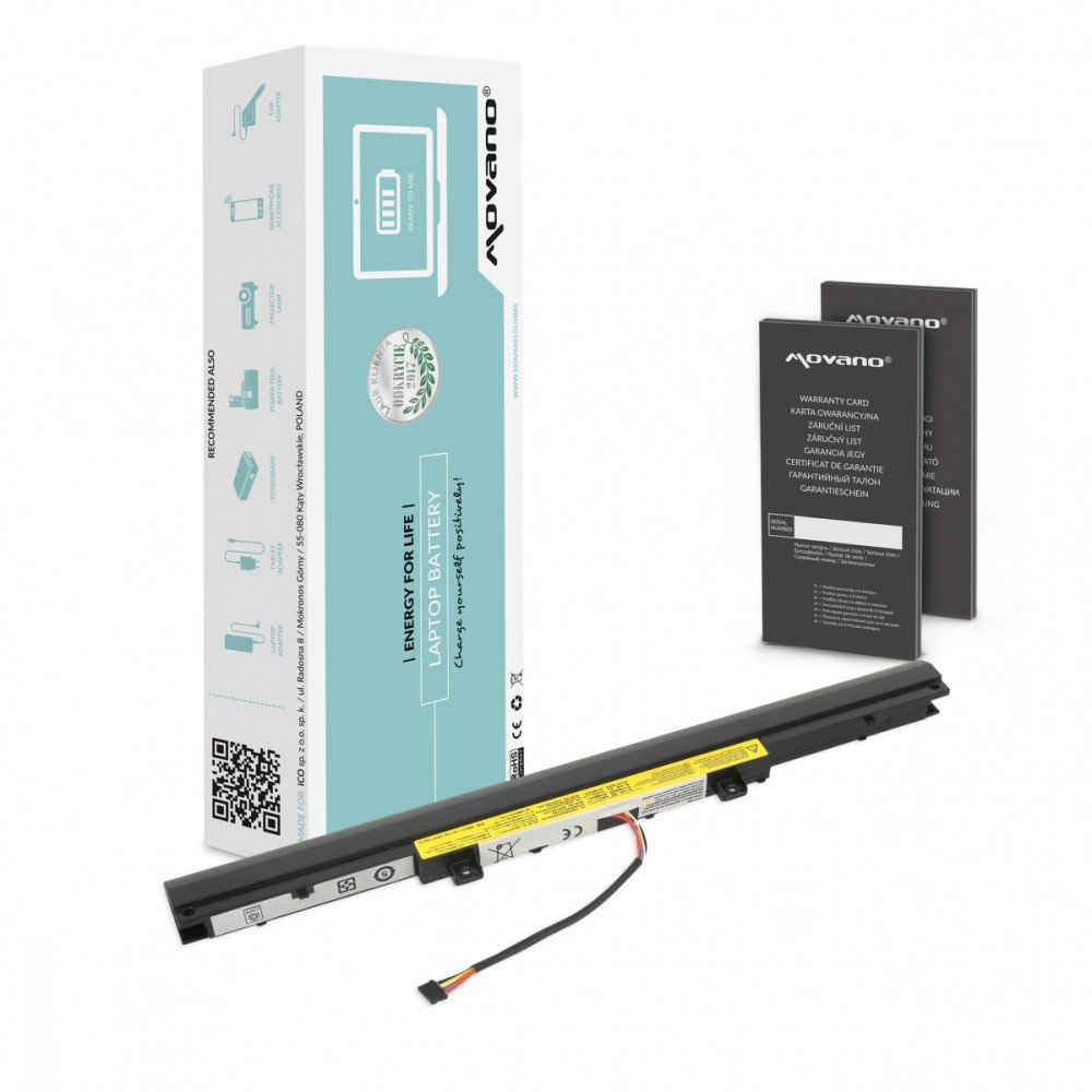 Movano  Battery L15C4A02 L15L4A02 for Lenovo