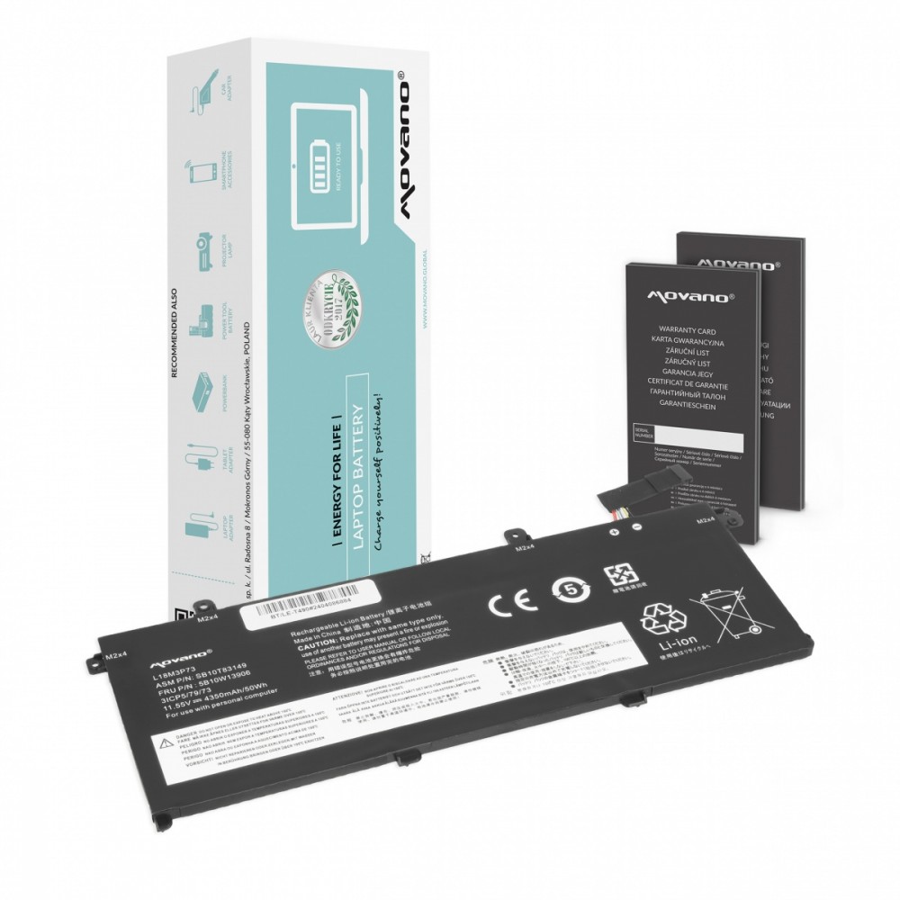Movano  Battery L18M3P73 for Lenovo ThinkPad