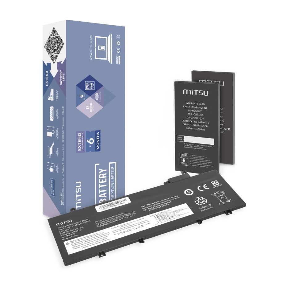 Mitsu  Battery Lenovo ThinkPad T480S L17L3P71
