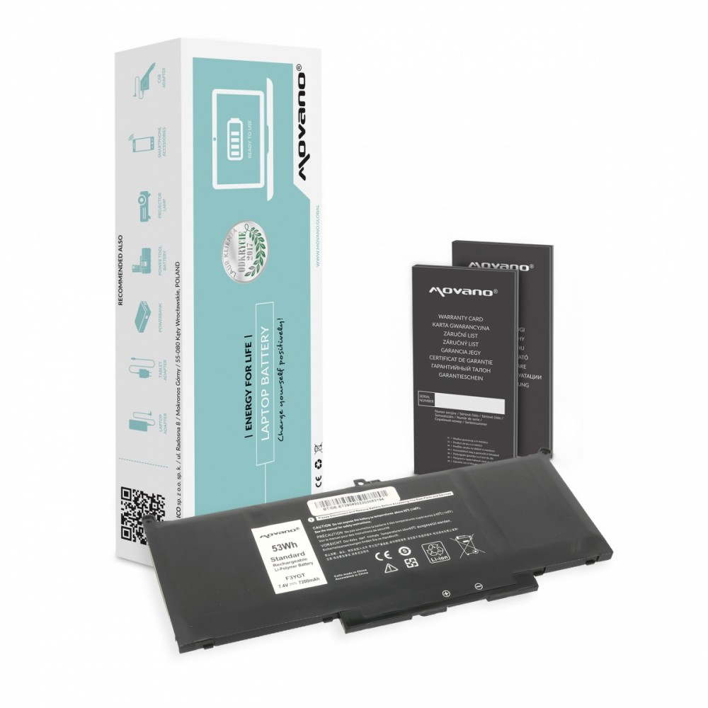 Movano  Battery MYJ96 for Dell Latitude