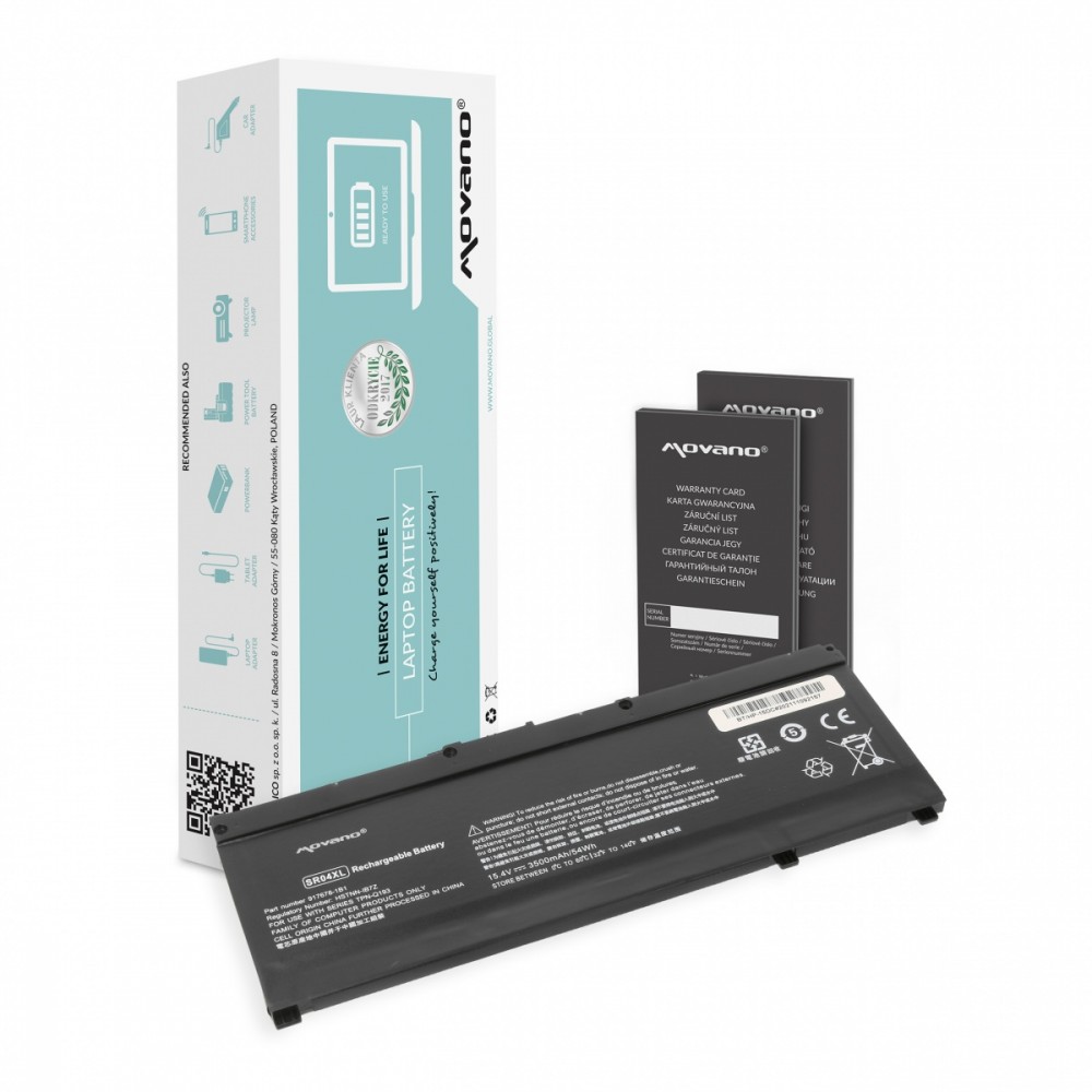 Movano  Battery SR04XL TPN-C133 for HP