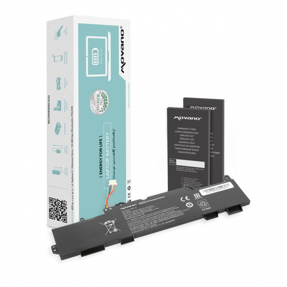 Movano Battery SS03XL for HP EliteBook