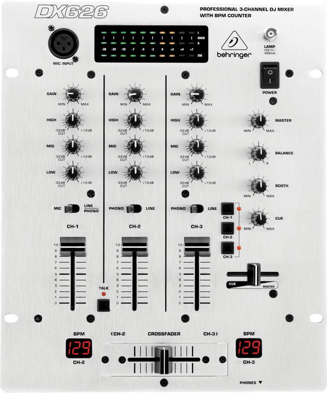 Behringer  DX626 DJ Mixer | 000-15601-00010