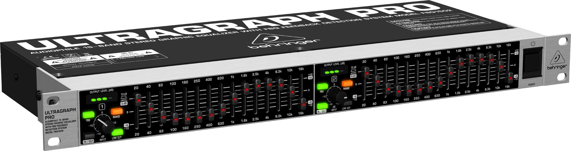 Behringer  FBQ1502 audio equalizer | 000-B3R01-00010