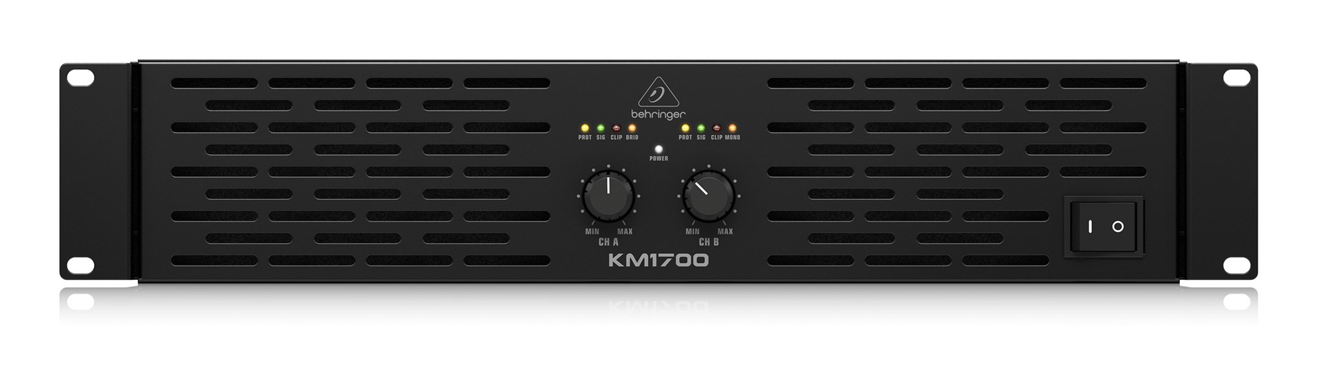 Behringer KM1700 audio amplifier Performance/stage Black