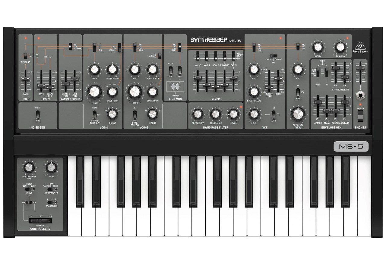 Behringer  MS-5 - analogue synthesiser |