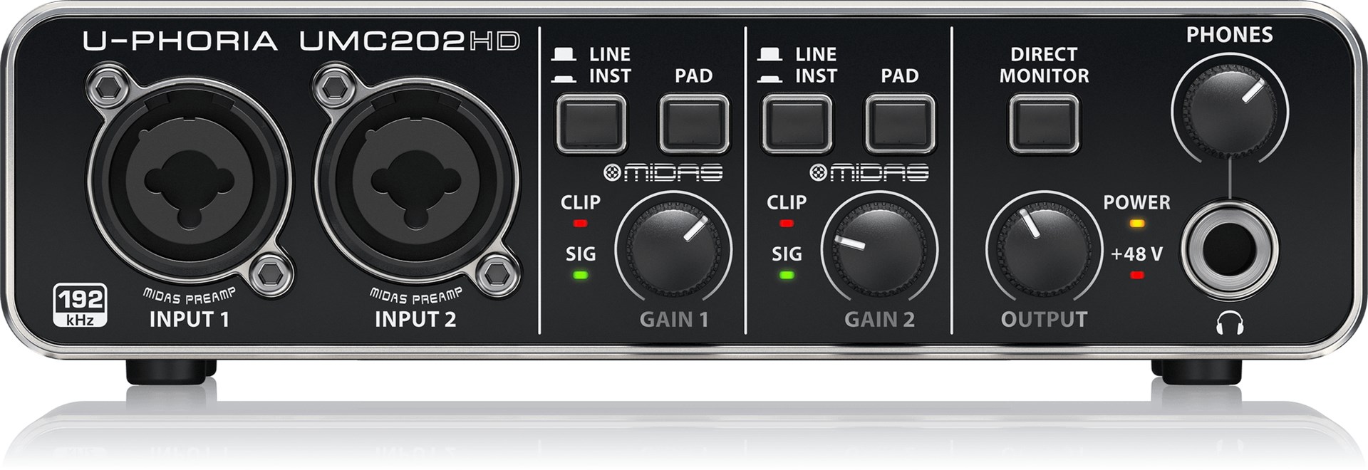 Behringer  UMC202HD recording audio interface |