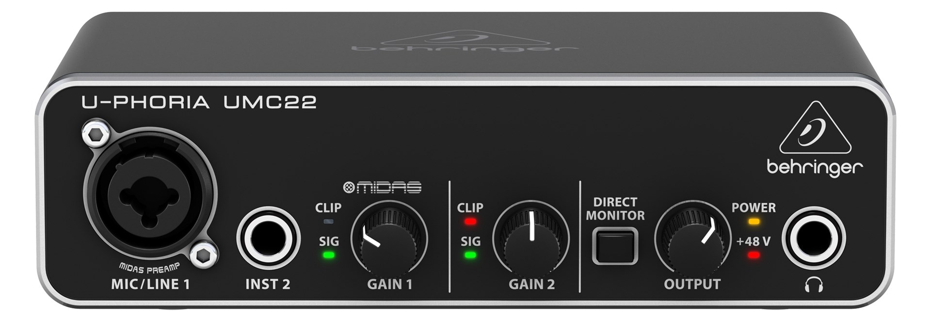 Behringer  UMC22 supplementary music equipment Concert/Studio