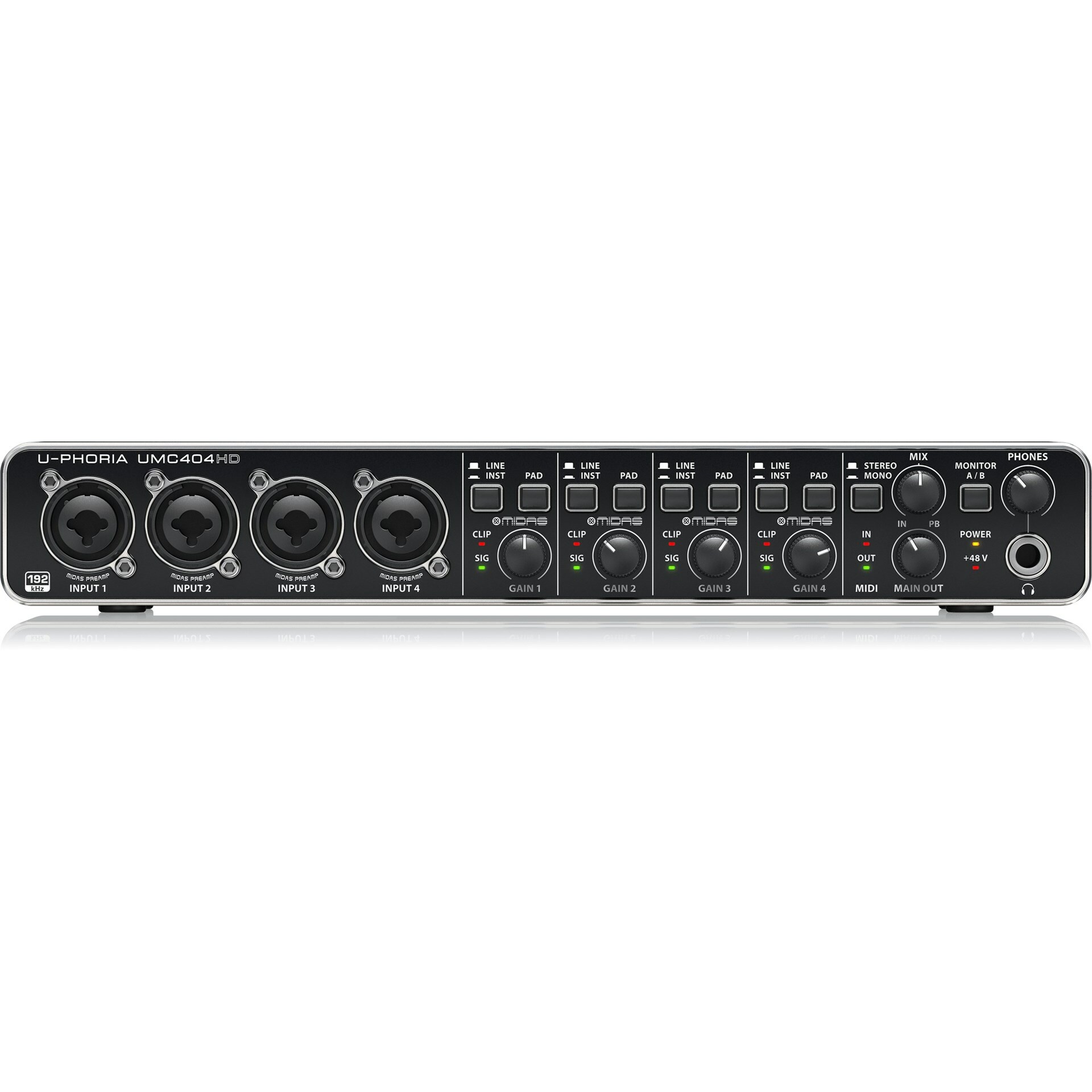 Behringer  UMC404HD recording audio interface |