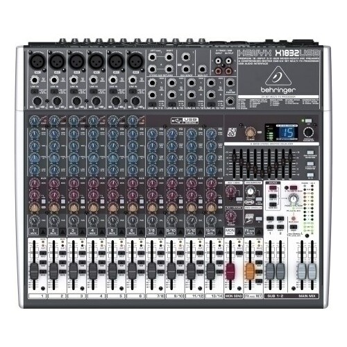 Behringer X1832USB audio mixer 18 channels