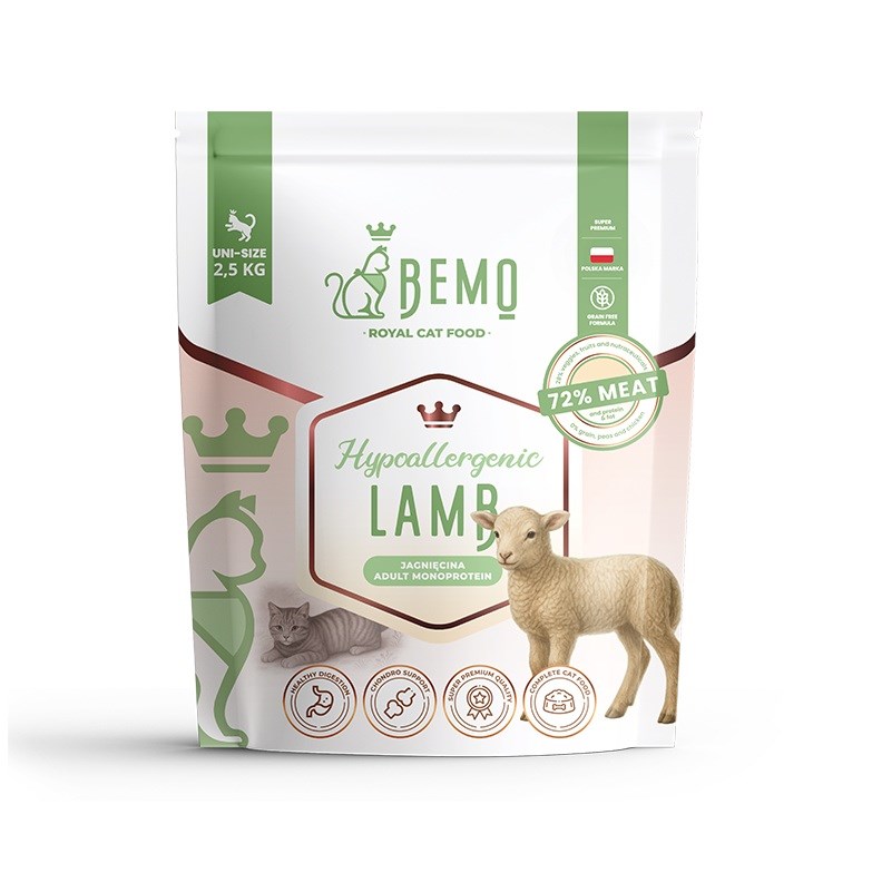 BEMO  Cat Hypoallergenic Lamb - dry