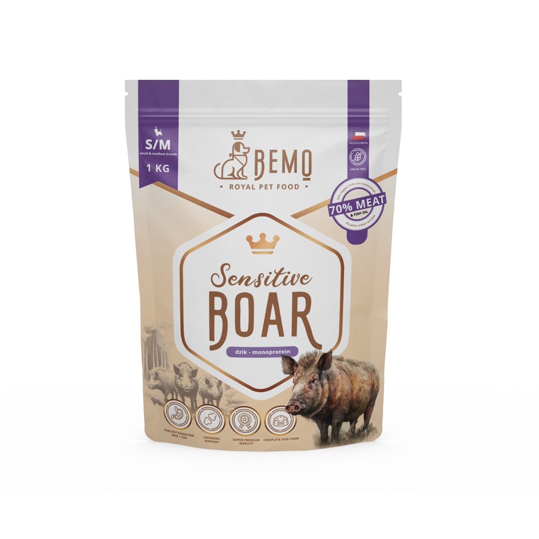 BEMO  Sensitive Boar Small/Medium Mono -