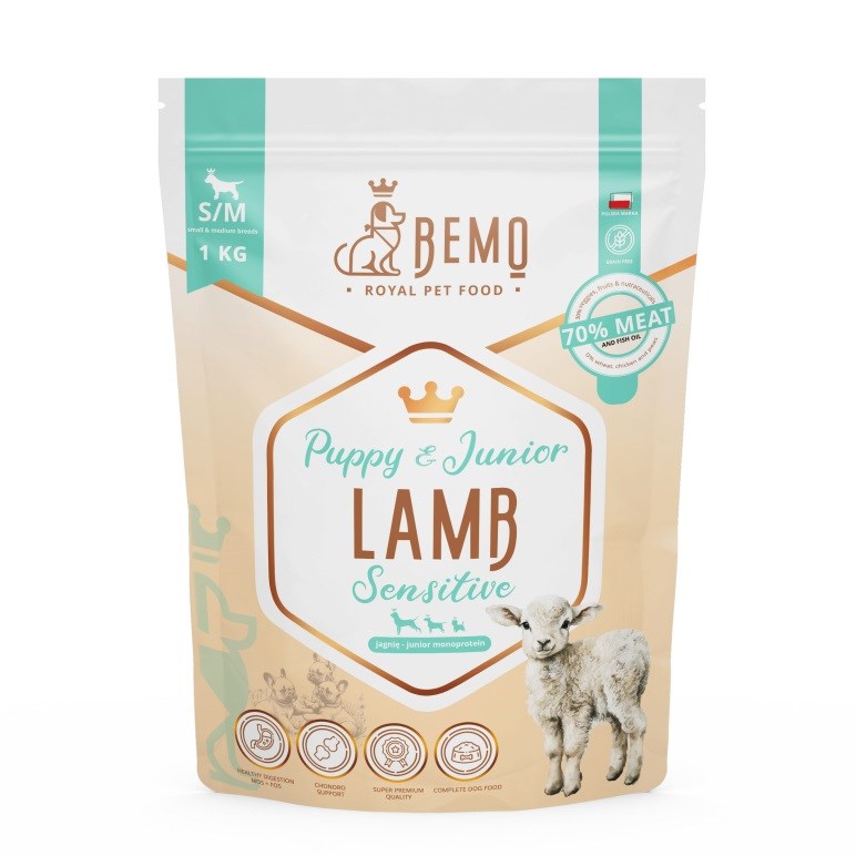 BEMO  Sensitive Junior Lamb Small/Medium Mono