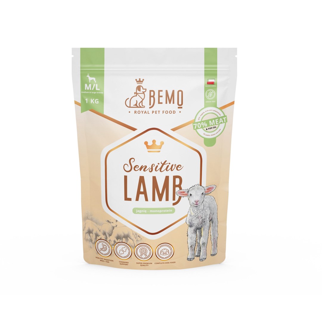BEMO  Sensitive Lamb Medium/Large Mono -