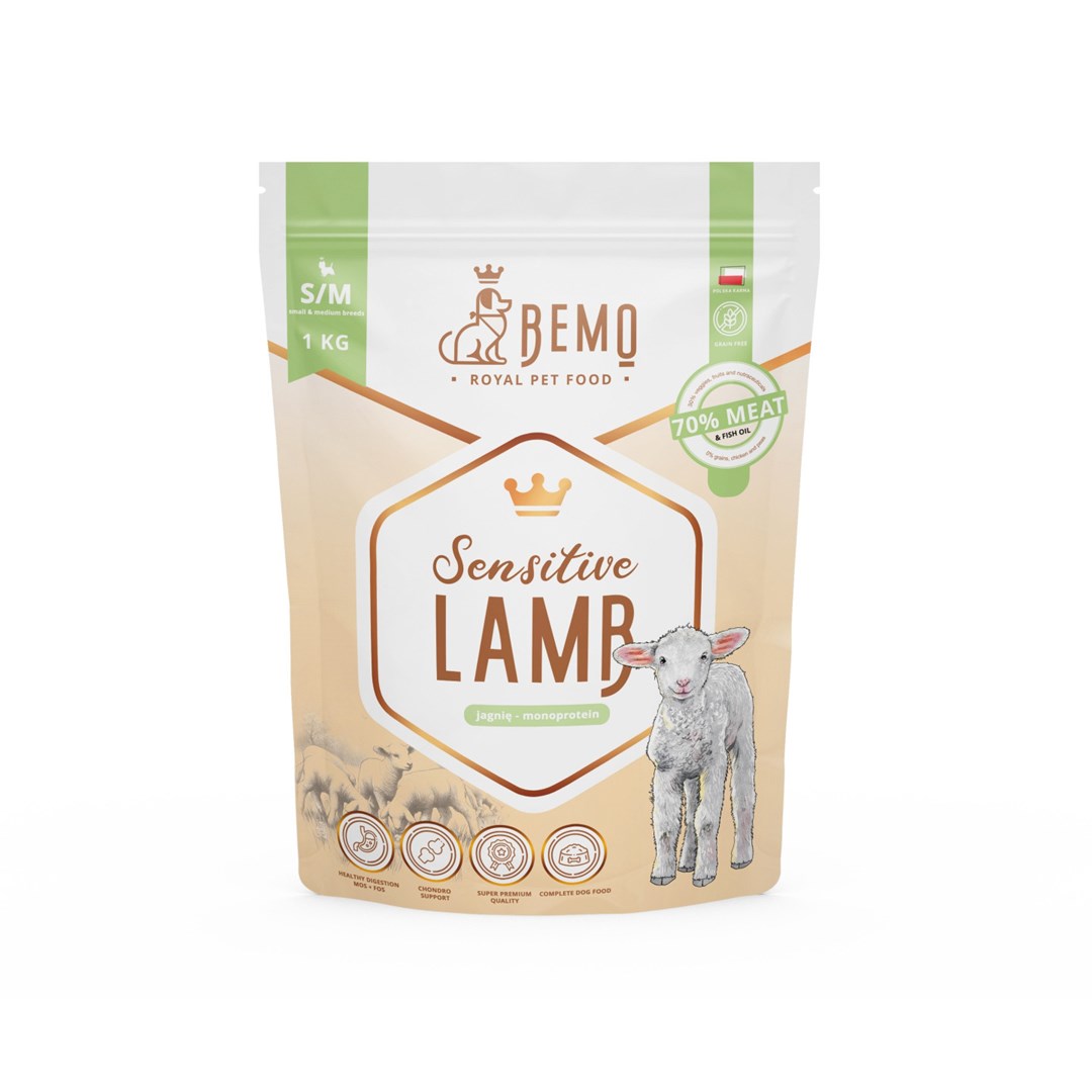 BEMO  Sensitive Lamb Small/Medium Mono -