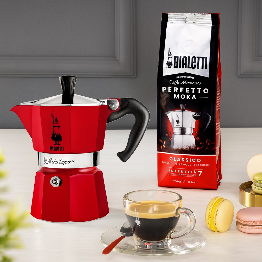 BIALETTI Moka Express Moka pot Red