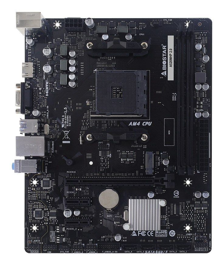 BIOSTAR  A520MHP motherboard AMD A520 Socket