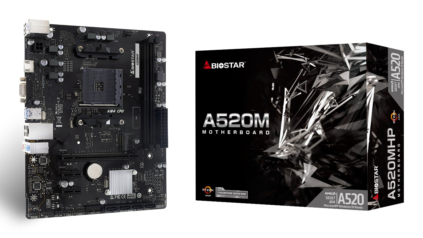 BIOSTAR  A520MHP motherboard AMD A520 Socket