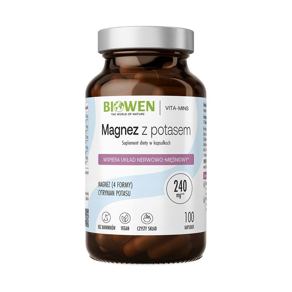 Biowen Magnesium 4x with Potassium –