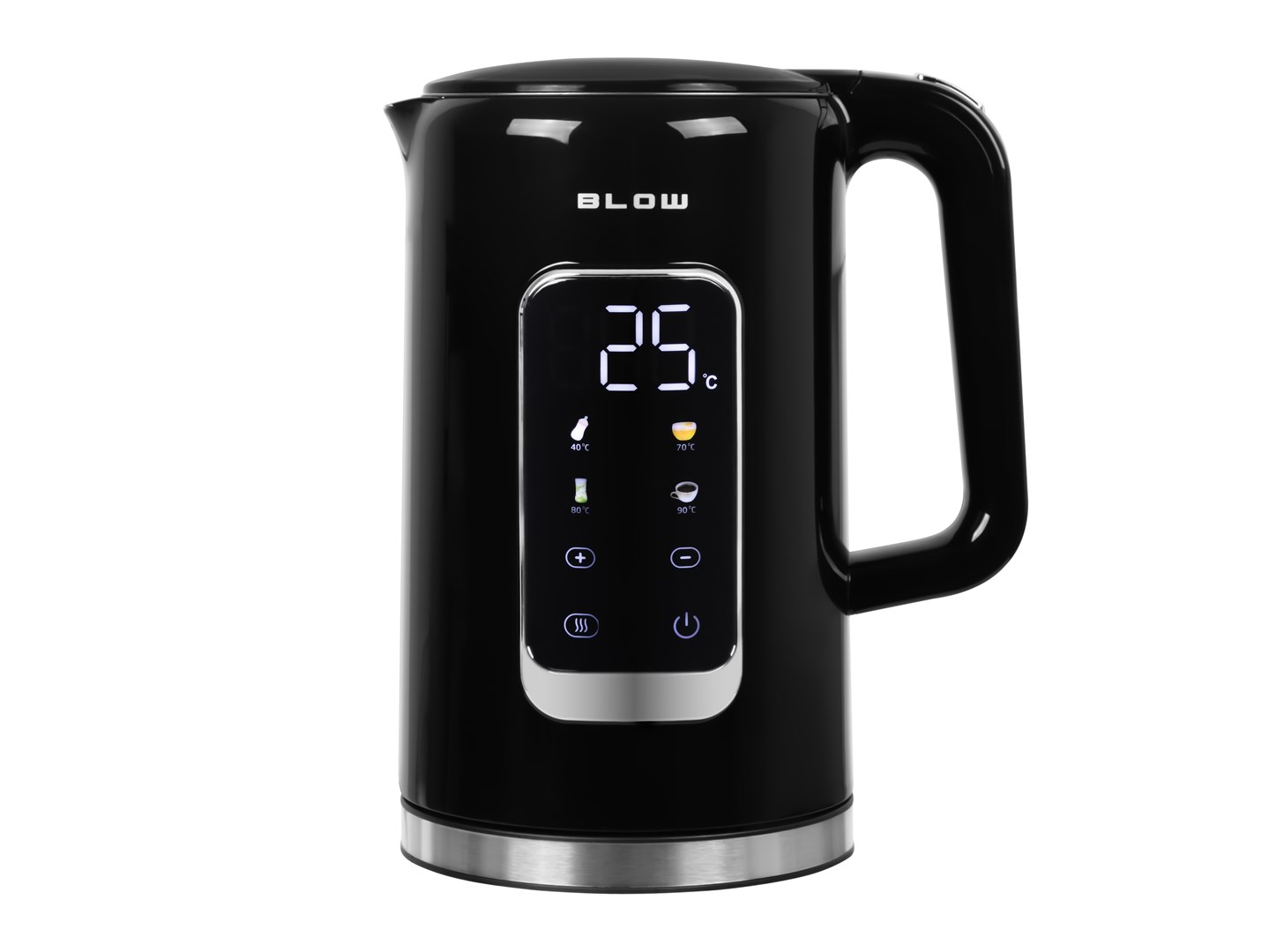 BLOW Black kettle with display 2500W