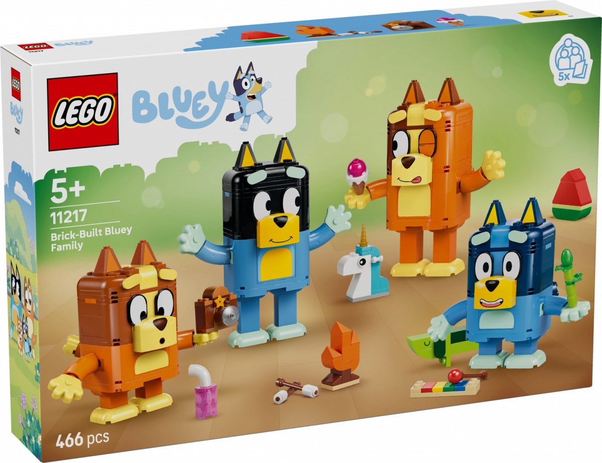 LEGO Blocks Bluey 11217 Brick-Built Bluey