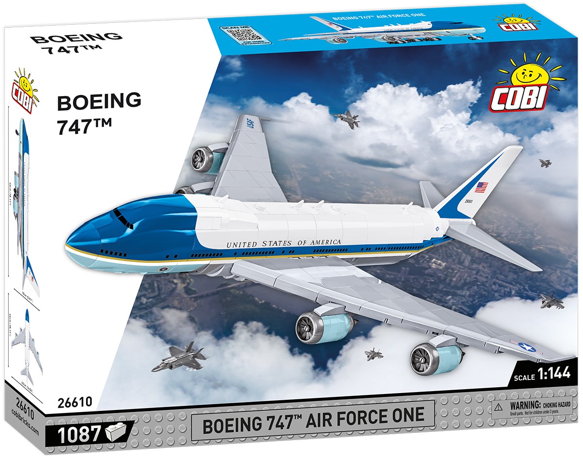 Cobi Klocki Blocks Boeing 747 Air