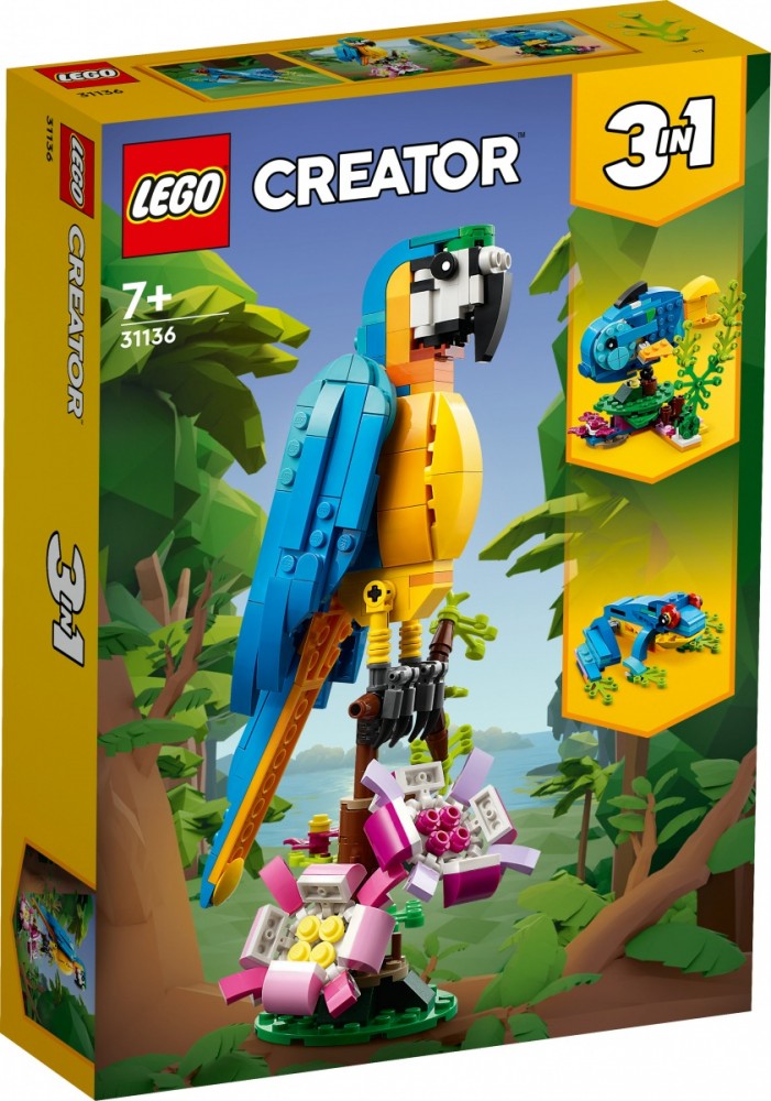 LEGO  Blocks Creator 3in1 Exotic Parrot