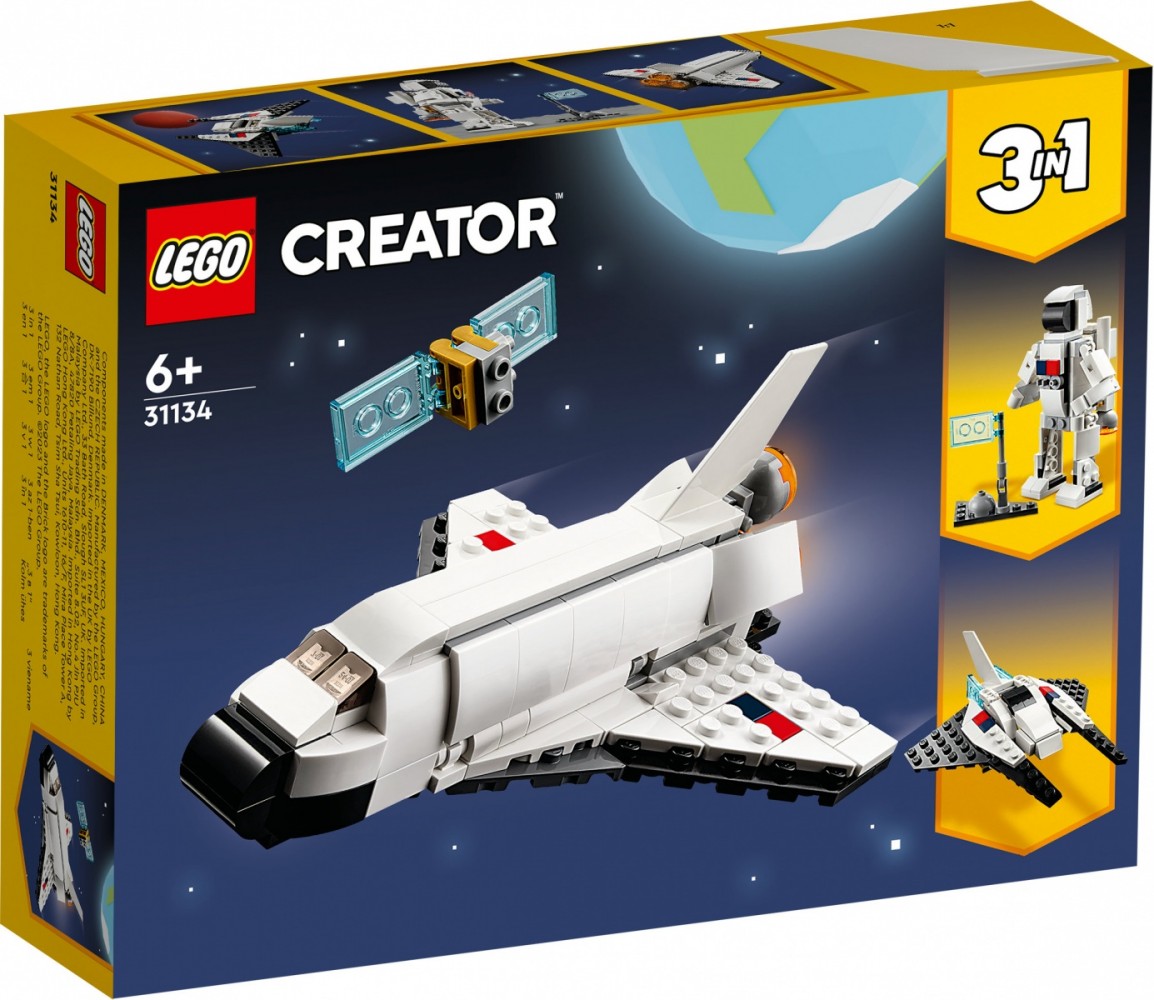 LEGO  Blocks Creator 3in1 Space Shuttle