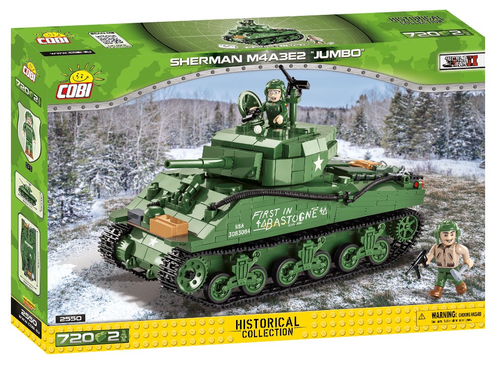 Cobi Klocki Blocks Sherman M4A3E2 Jumbo