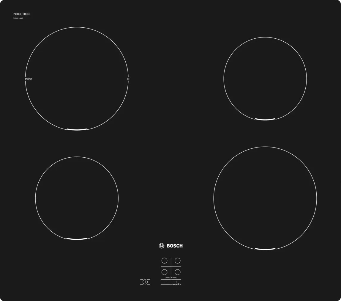 Bosch Serie 2 PUG611AA5E hob Black