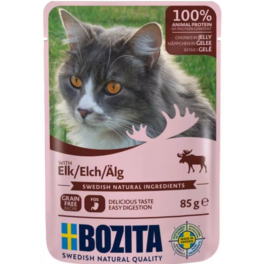 BOZITA  Elk Chunks in jelly -