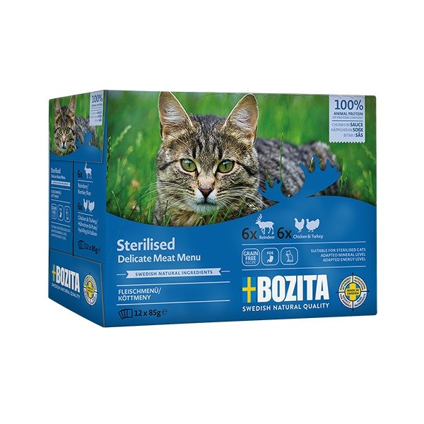 BOZITA  Sterilised Delicate meat menu Box