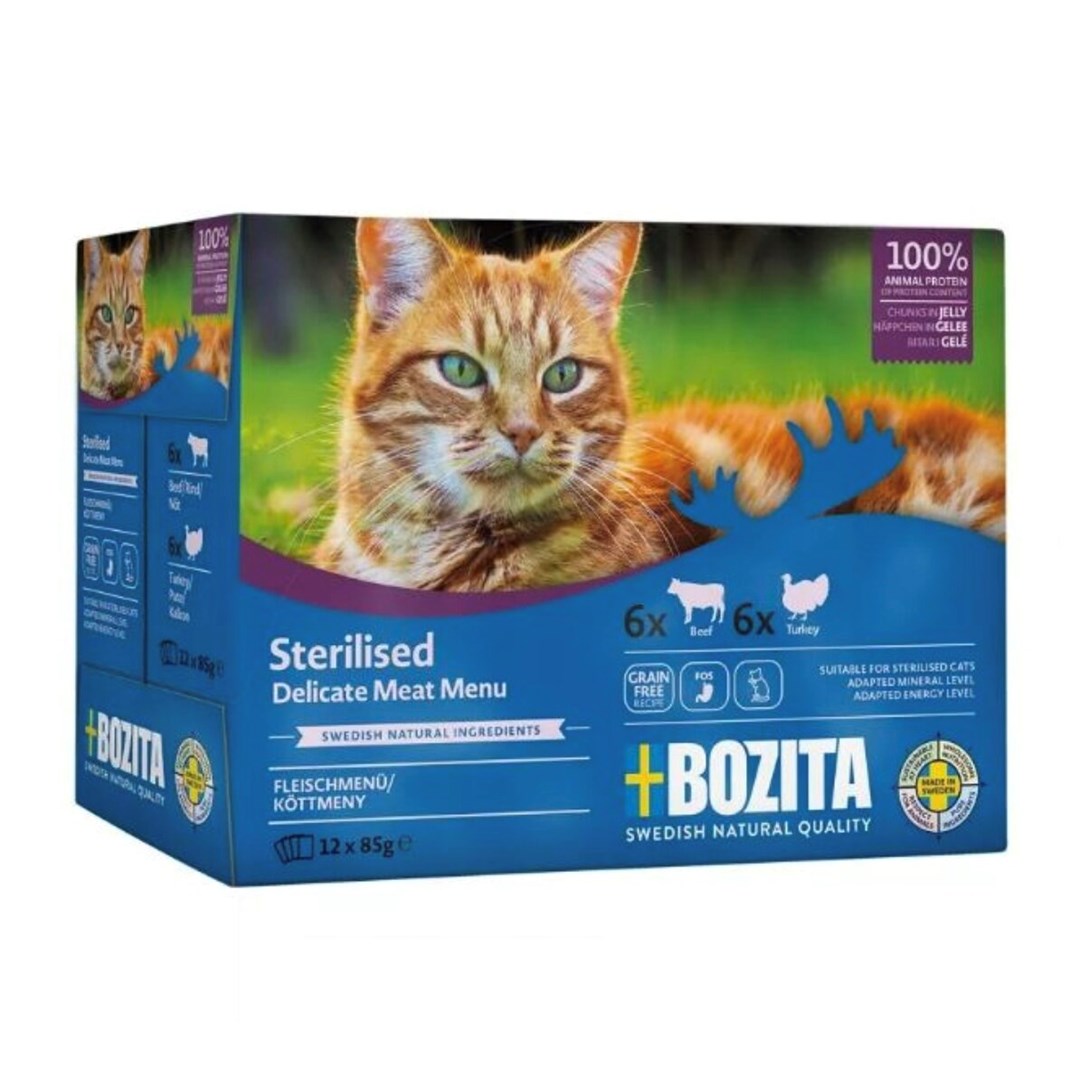 BOZITA  Sterilised Delicate meat menu in