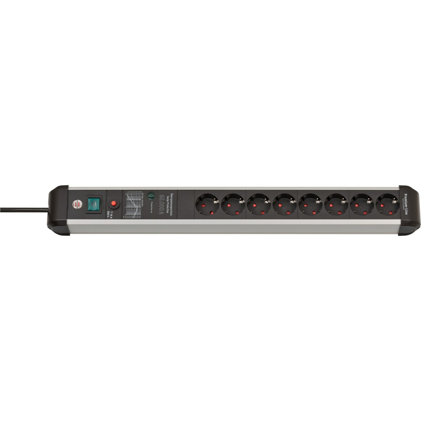 No name Brennenstuhl surge strip, aluminum