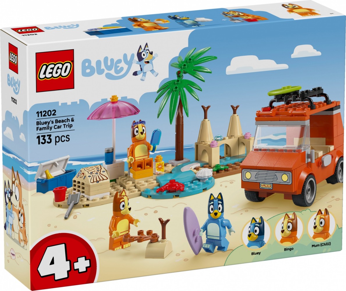 LEGO  Bricks Bluey 11202 Blueys Beach