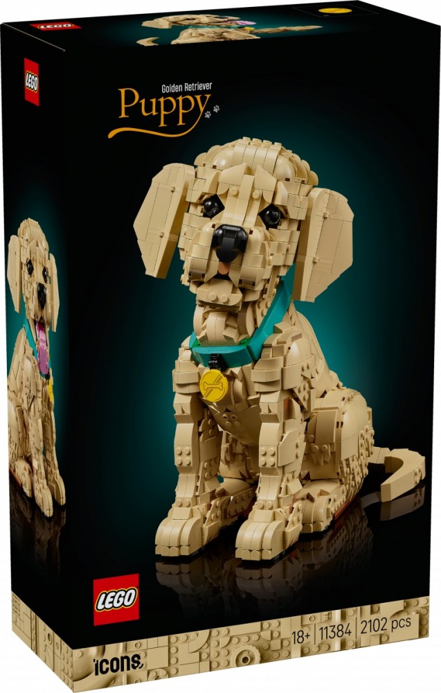 LEGO  Bricks Icons 11384 Golden Retriever