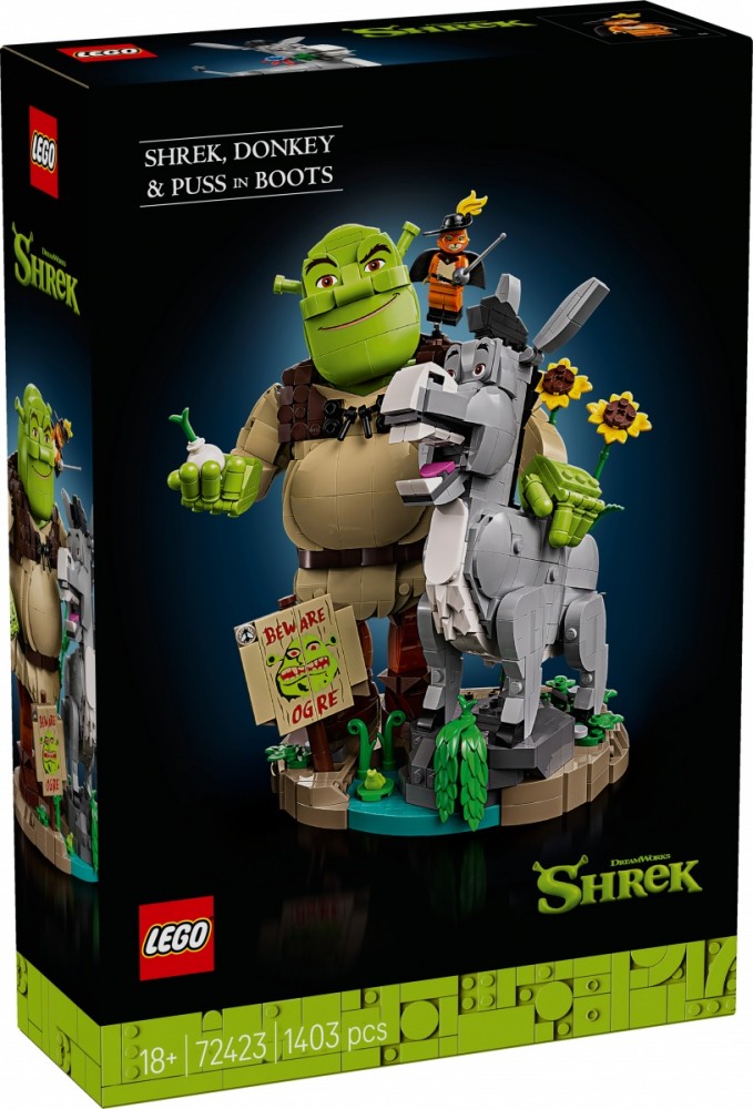 LEGO ICONS 72423 Shrek, Donkey and